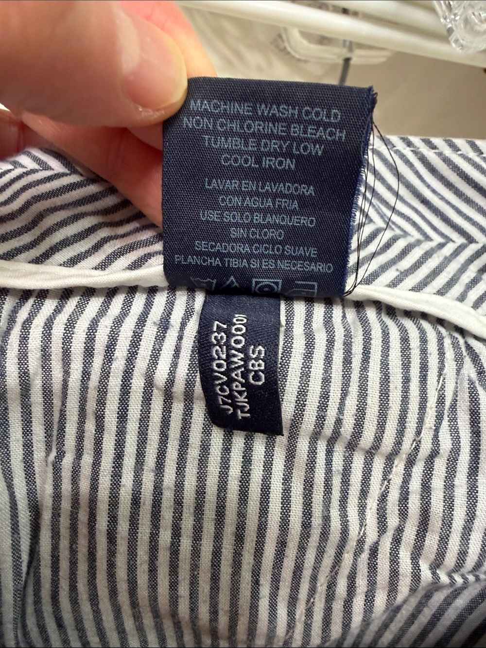 Tommy Hilfiger Tan Cotton Chino Shorts - 7” inseam - Picture 5 of 5